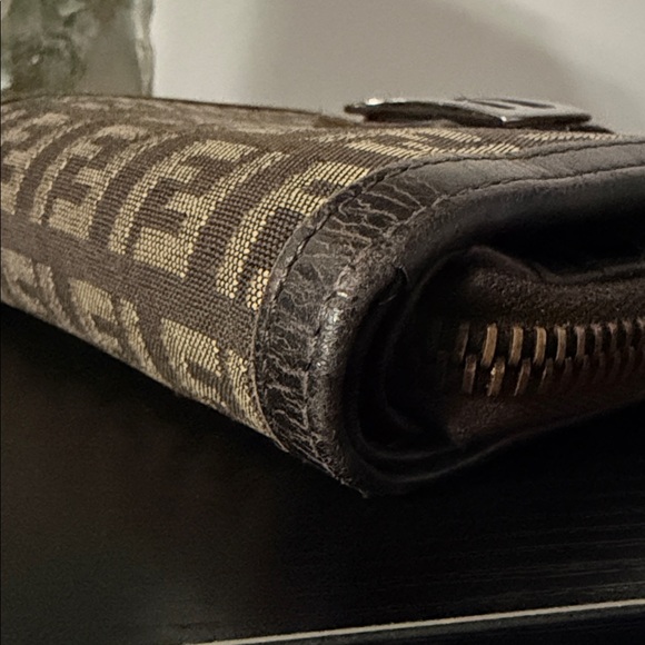 Fendi Monogram Brown and Tan Wallet - Picture 11 of 14